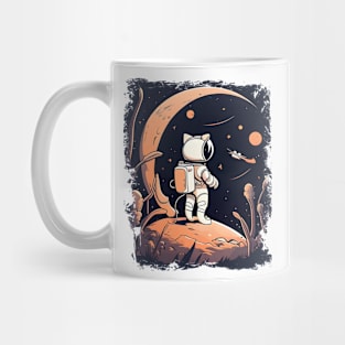 I'm Cat Astronaut, Funny Cat Floating Around The Planets Mug